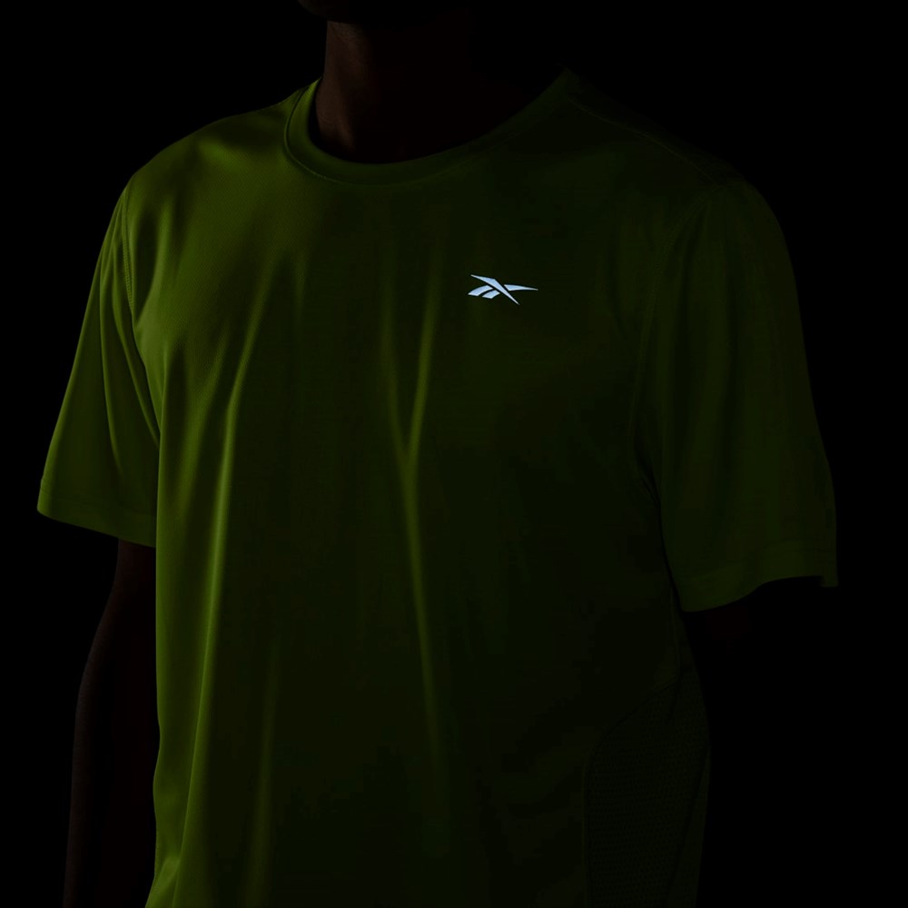 Reebok Correr Speedwick T-Shirt Amarillo | 60AWKGCYJ