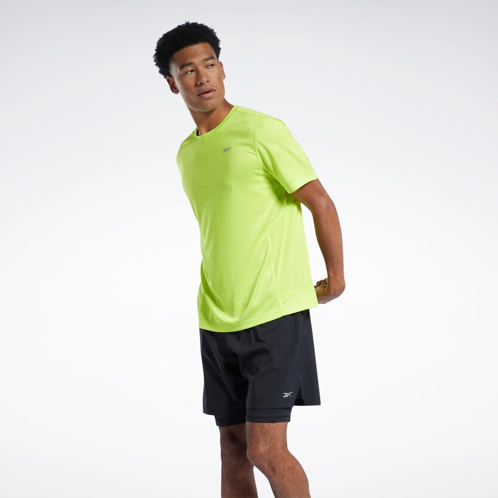 Reebok Correr Speedwick T-Shirt Amarillo | 60AWKGCYJ