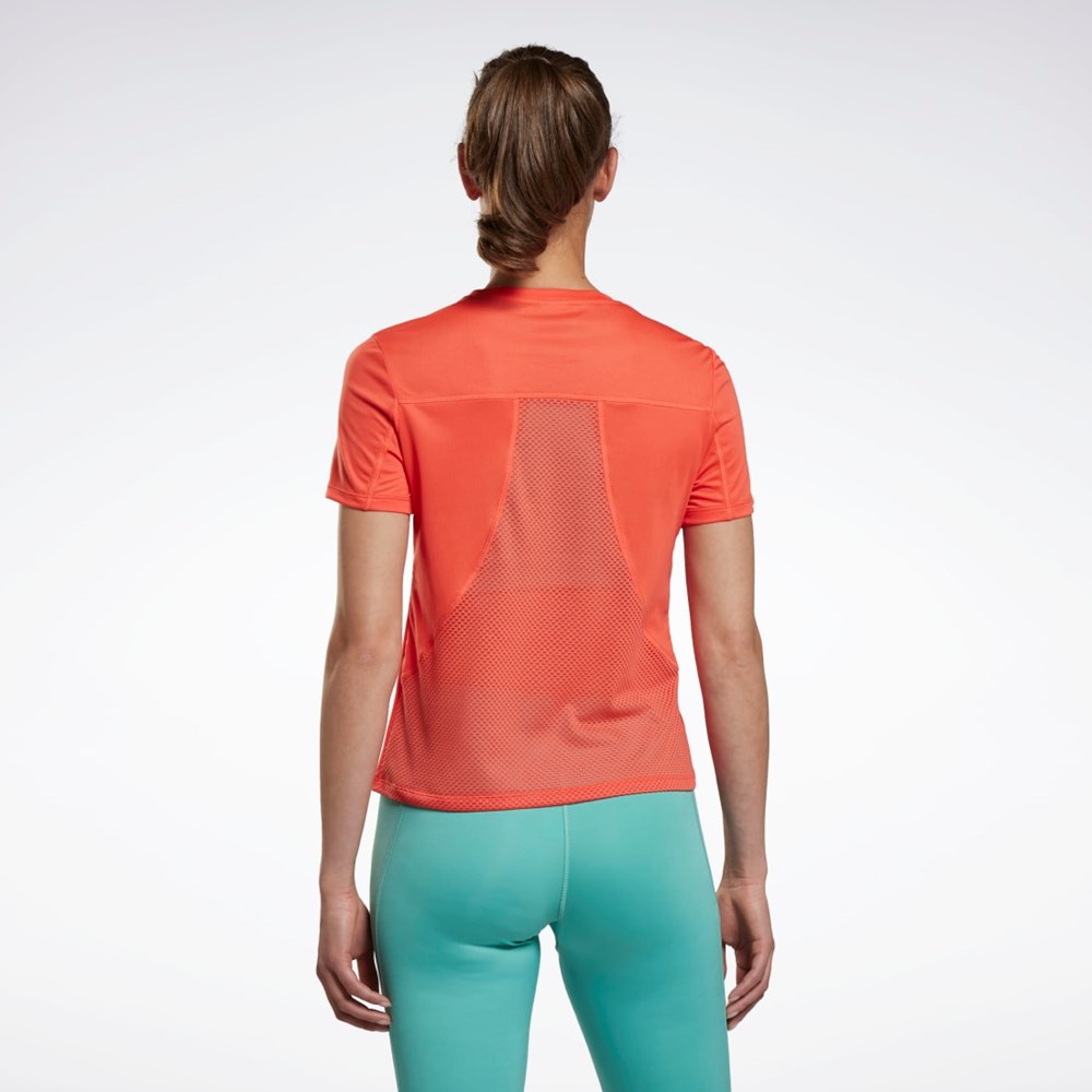 Reebok Correr Speedwick T-Shirt Naranjas | 65IWCUTFO
