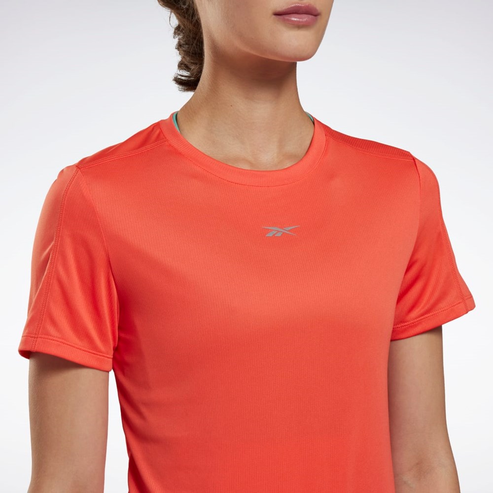 Reebok Correr Speedwick T-Shirt Naranjas | 65IWCUTFO