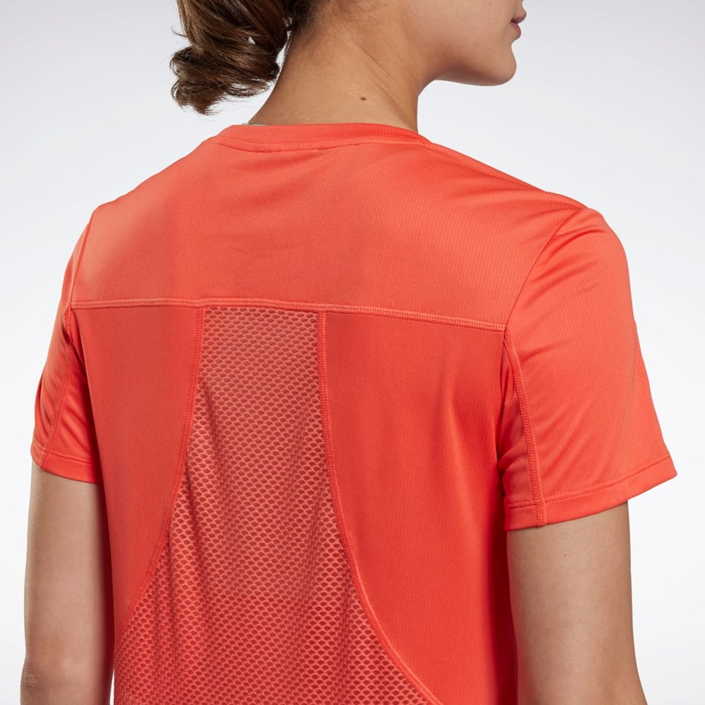 Reebok Correr Speedwick T-Shirt Naranjas | 65IWCUTFO