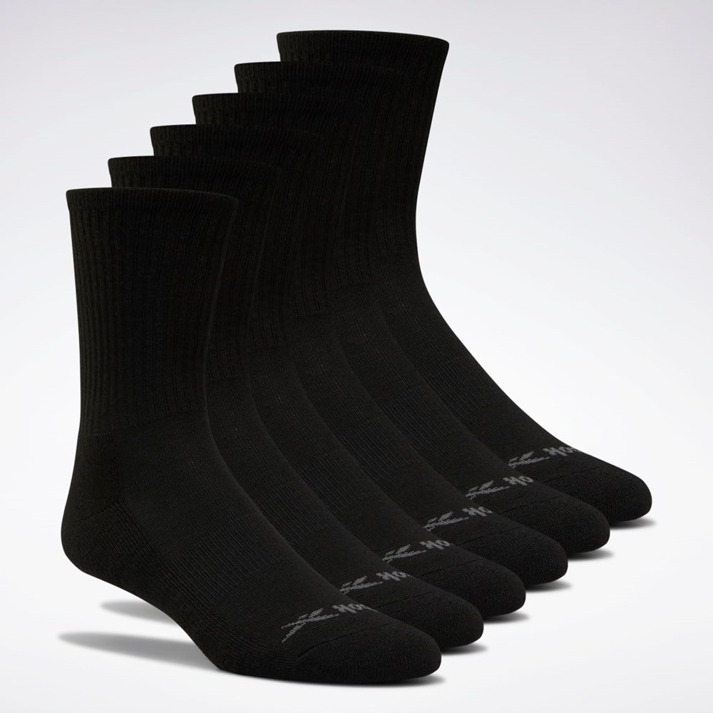 Reebok Crew Basic Delta Socks Six Pack Multi | 60LOFAMBD