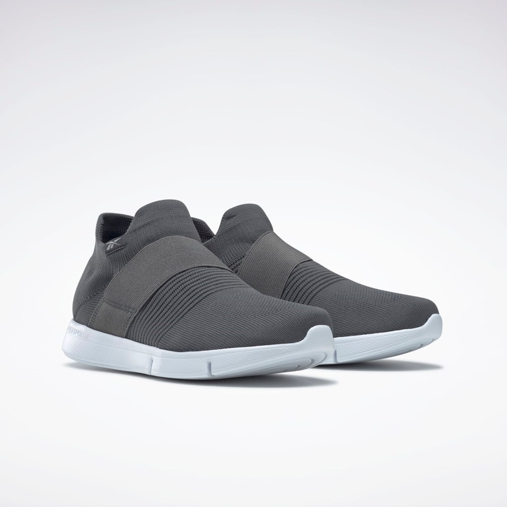 Reebok DayStart Onlux Slip-On Shoes Gris Blancas Gris | 97IDFZOVE