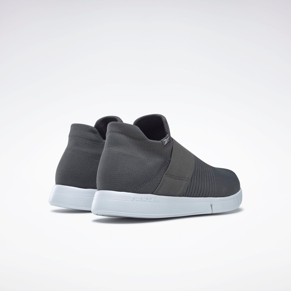 Reebok DayStart Onlux Slip-On Shoes Gris Blancas Gris | 97IDFZOVE