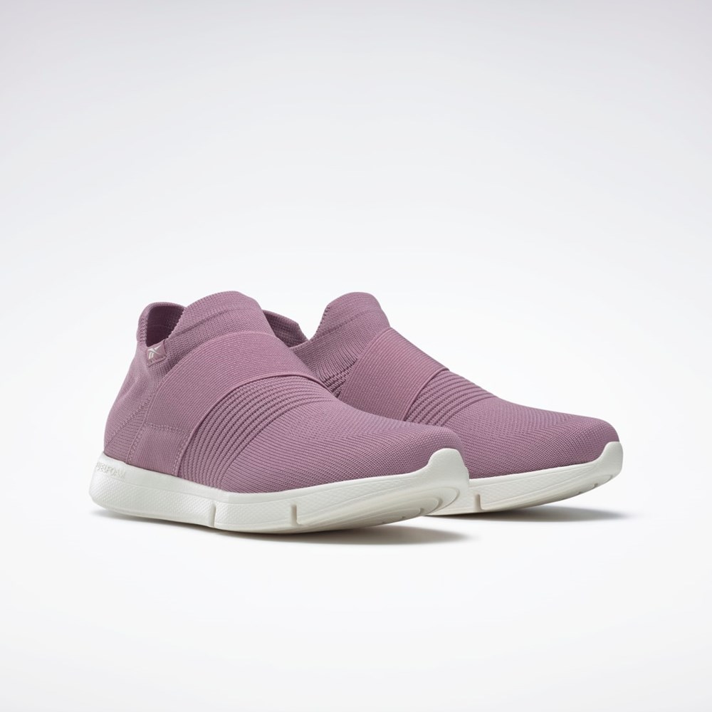 Reebok DayStart Onlux Slip-On Shoes Infused Lilac / Chalk / Infused Lilac | 54QJITMXE