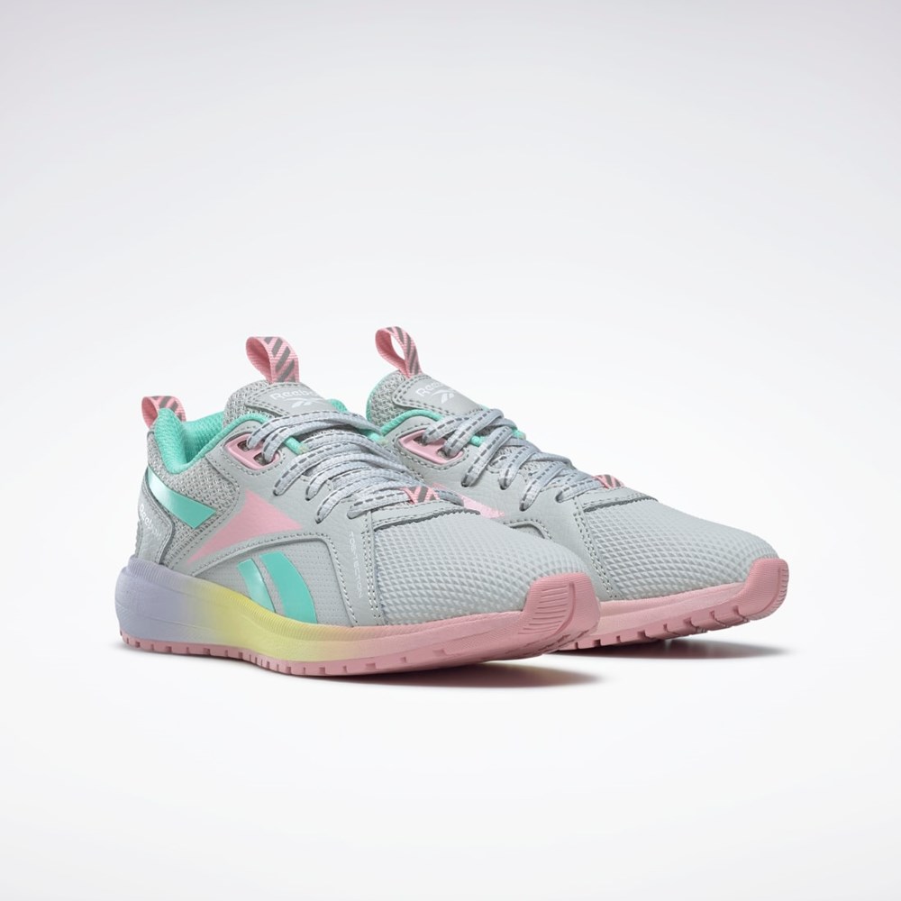 Reebok Durable XT Shoes - Preschool Gris Rosas Verde Menta | 85WVIBDAU