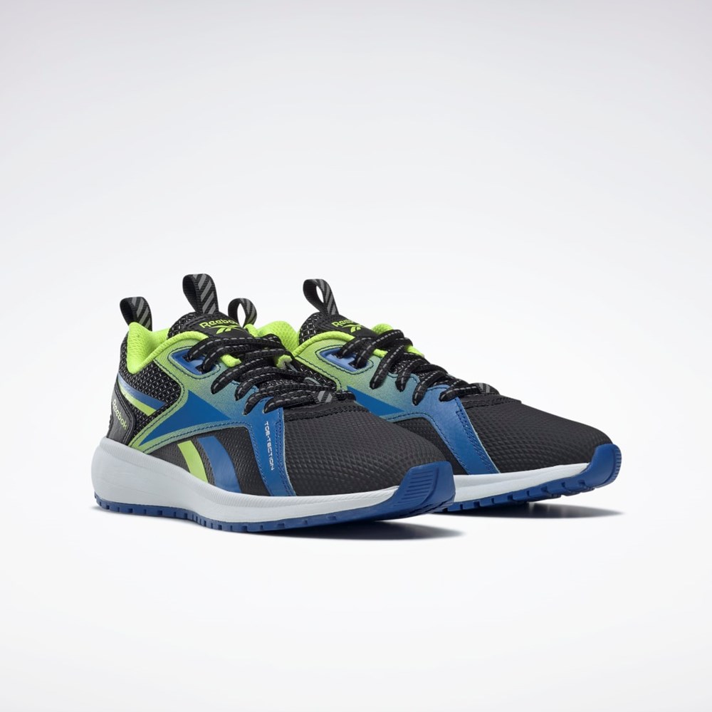 Reebok Durable XT Shoes - Preschool Negras Azules Amarillo | 52HIMOQKA