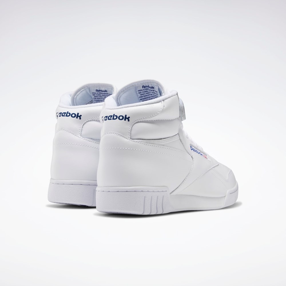 Reebok EX-O-FIT Hi Shoes Blancas | 92BLHFDAC