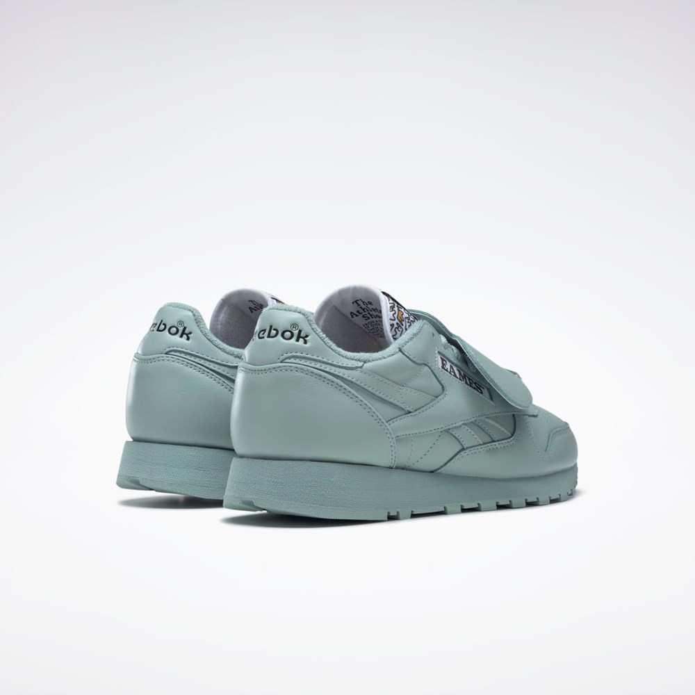 Reebok Eames Classic Leather Shoes Gris Gris Negras | 74WDZBXUE