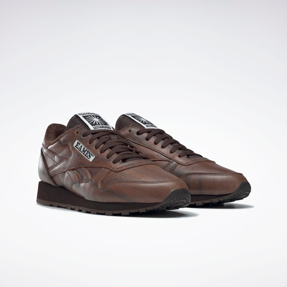 Reebok Eames Classic Leather Shoes Marrones Oscuro Marrones Oscuro Marrones Oscuro | 80CZTQDAK