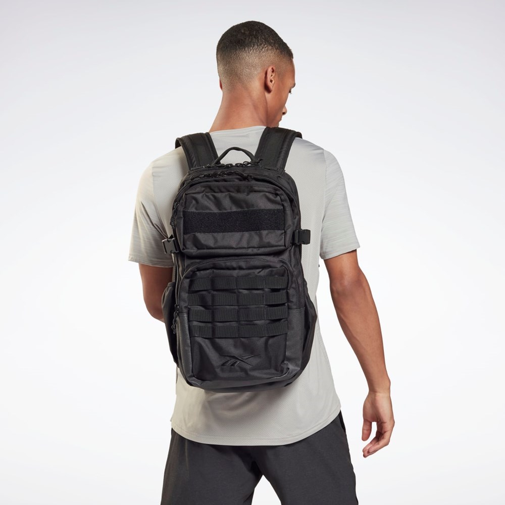 Reebok Entrenamiento Day Backpack Negras Negras Negras | 15VMZUYIK