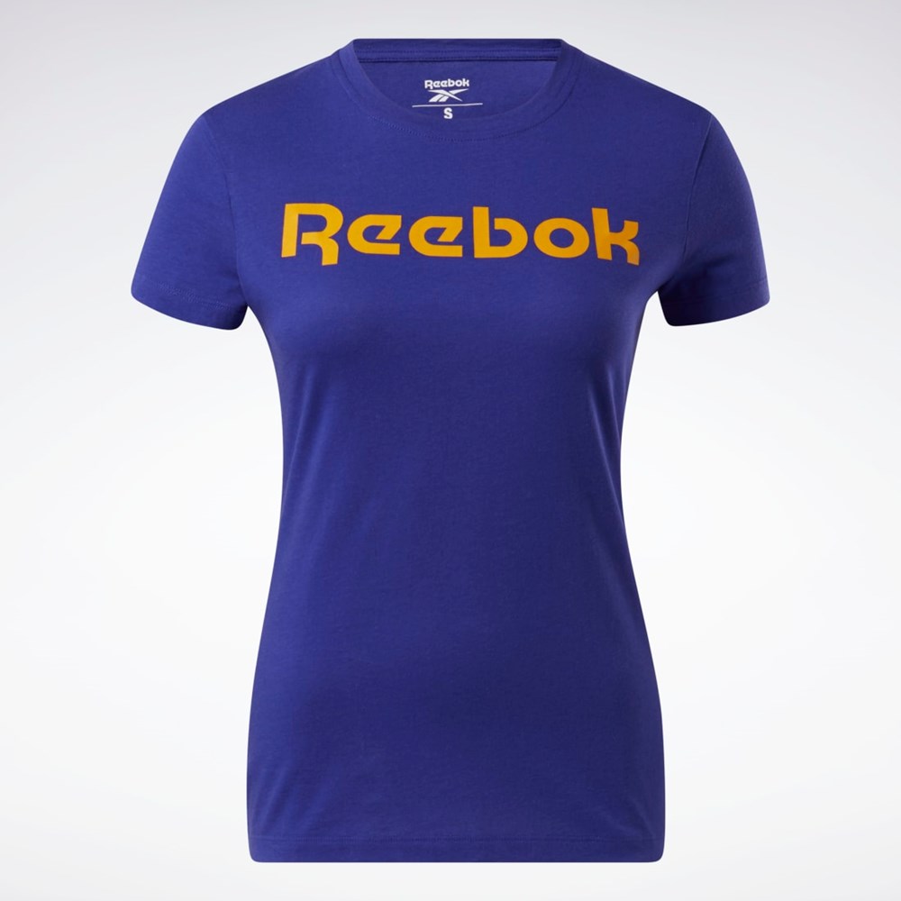 Reebok Entrenamiento Essentials Estampadas Tee Moradas | 04LNUBXVO