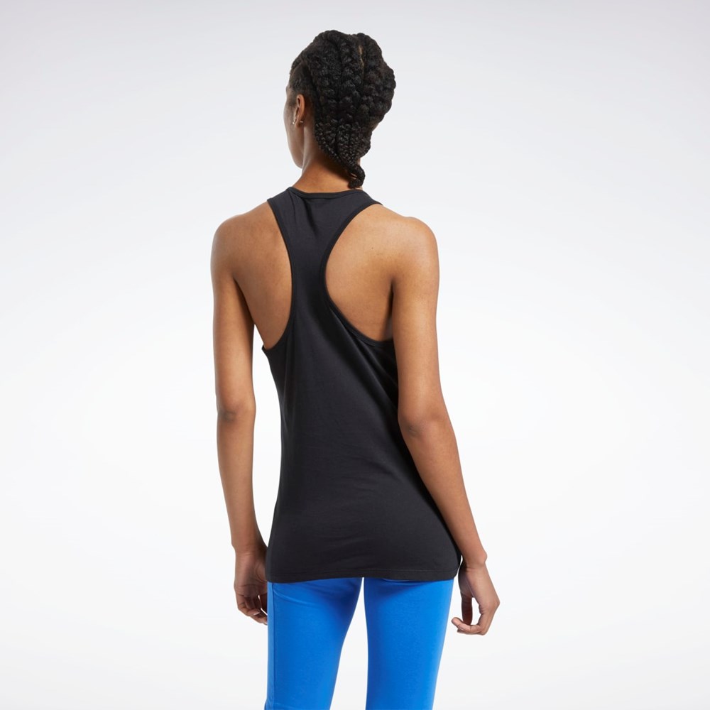 Reebok Entrenamiento Essentials Estampadas Tank Top Negras | 13PTMKYQF