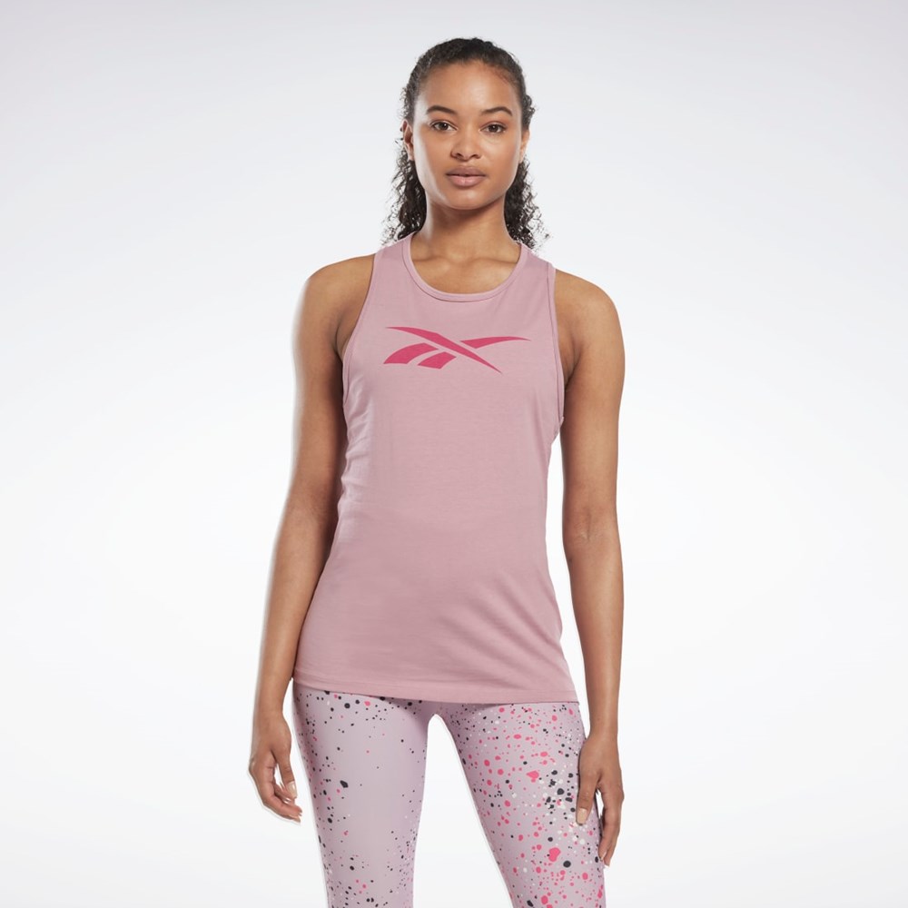 Reebok Entrenamiento Essentials Estampadas Tank Top Infused Lilac | 89CKPEONY
