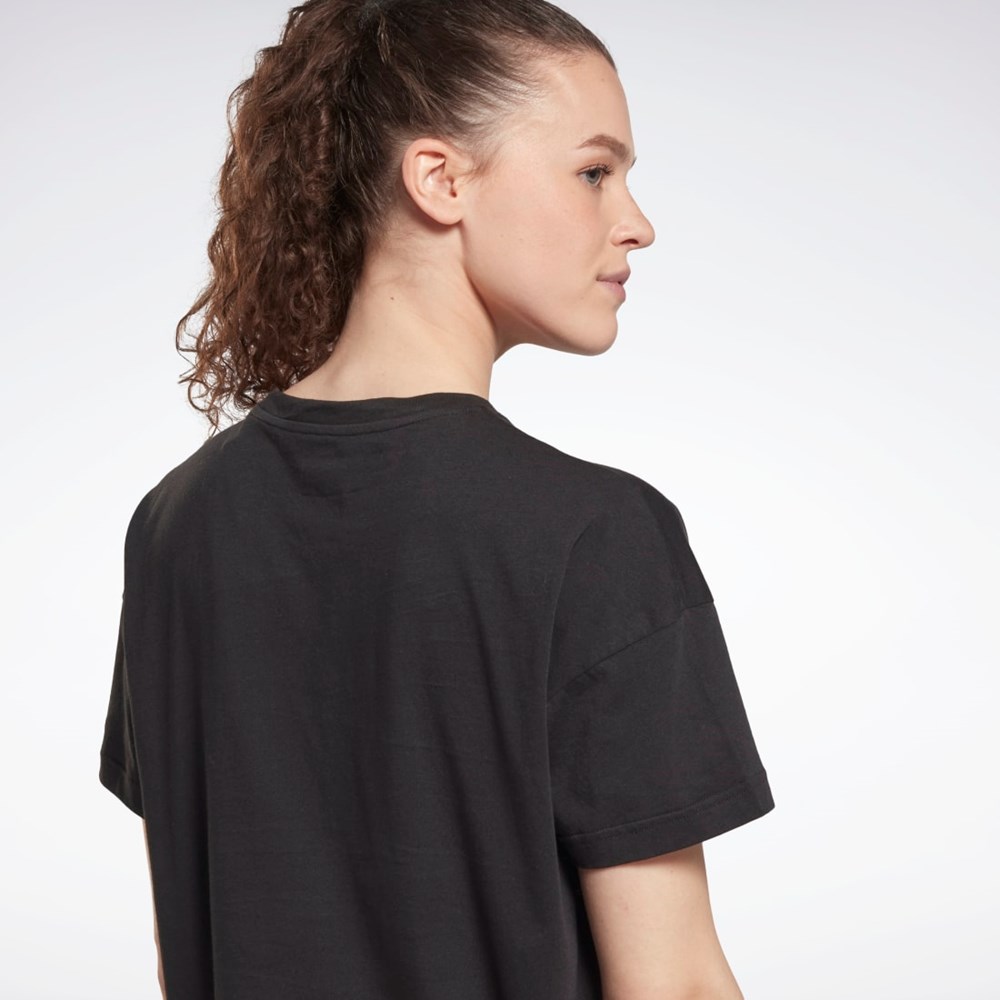 Reebok Entrenamiento Essentials Modern Safari Estampadas Tee Negras | 49WZTBEVM