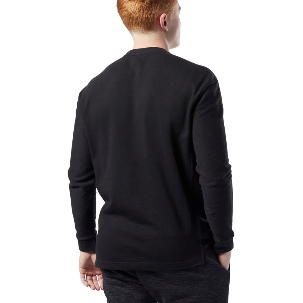 Reebok Entrenamiento Essentials Twill Crew Negras | 28LWTHXEG