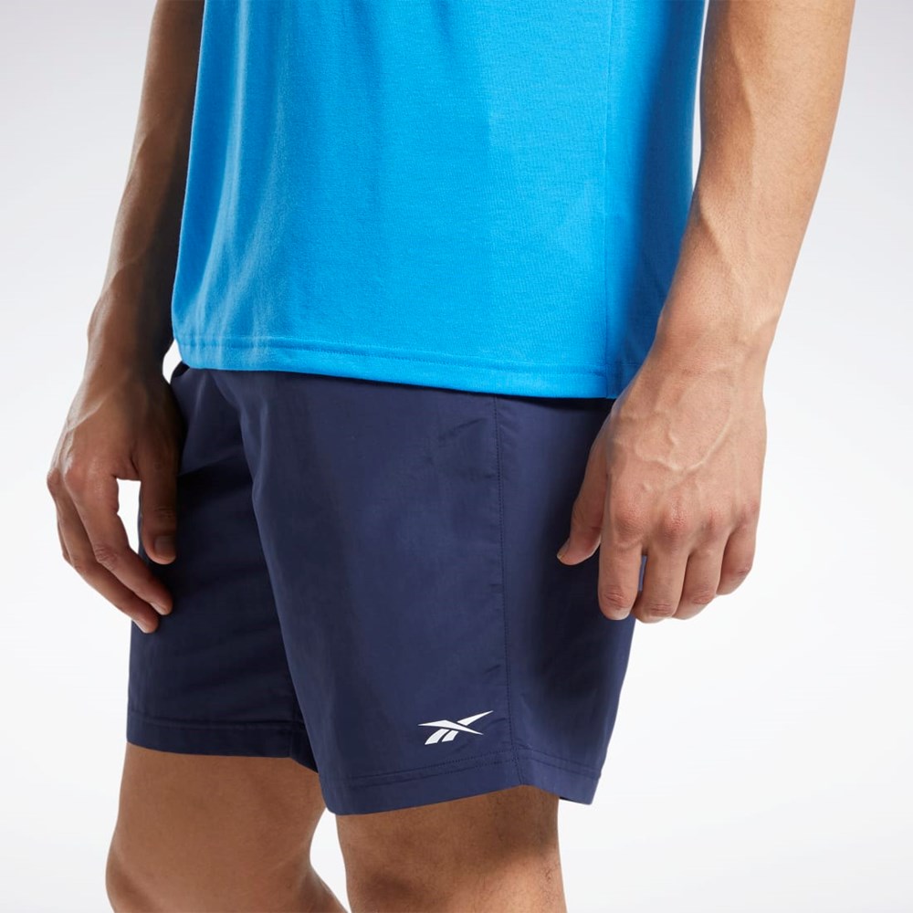 Reebok Entrenamiento Essentials Utility Shorts Azul Marino | 96LPGTKNE