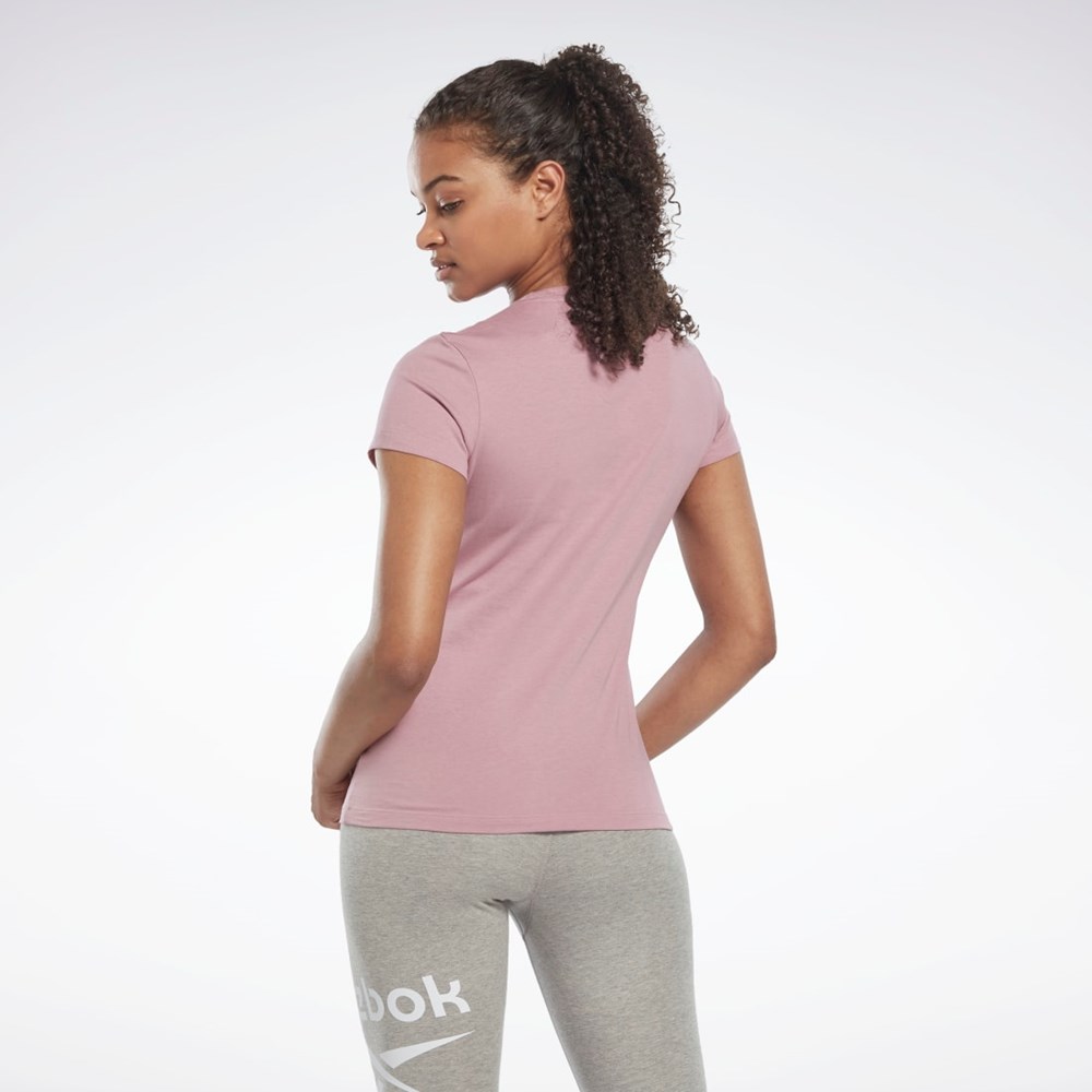 Reebok Entrenamiento Essentials Vector Estampadas Tee Infused Lilac | 13RJMKVWT