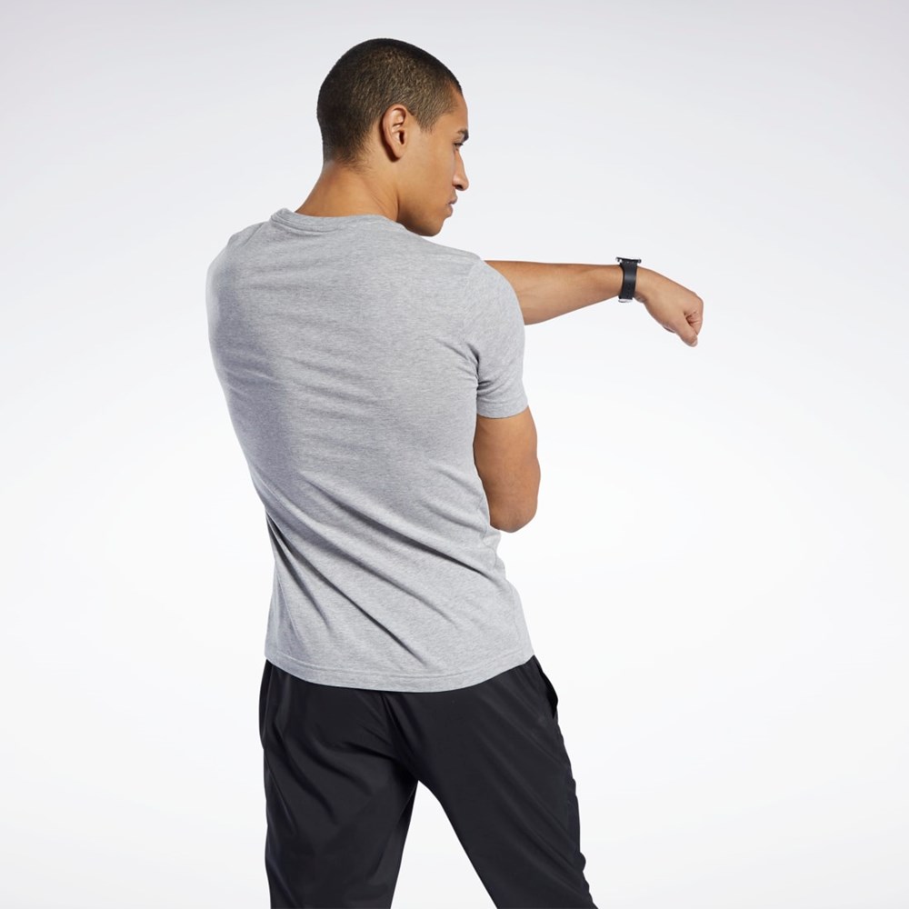 Reebok Estampadas Series Linear Logo Tee Gris | 76WFZNCUS