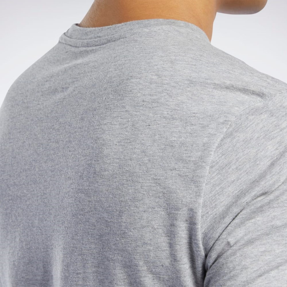 Reebok Estampadas Series Linear Logo Tee Gris | 76WFZNCUS