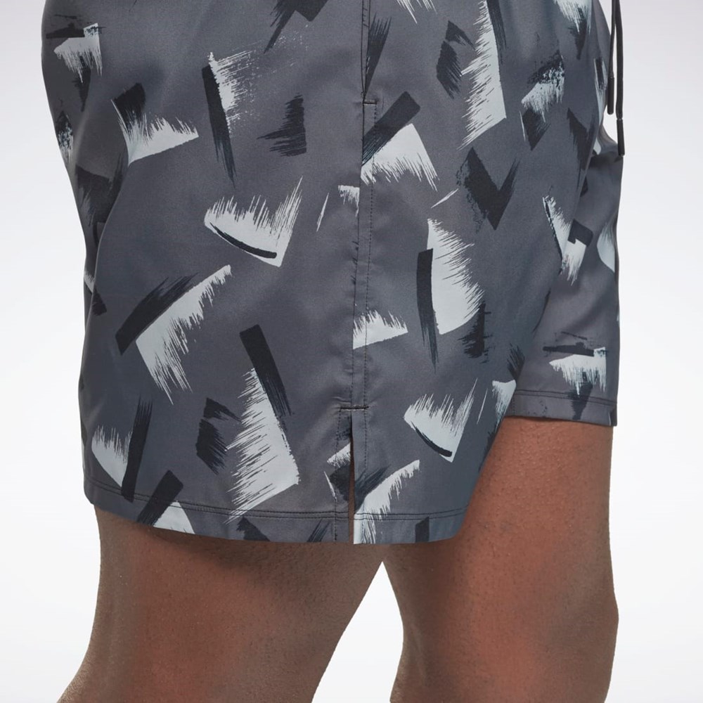 Reebok Estampadas Speed 2.0 Shorts Negras | 24IDHPBOX