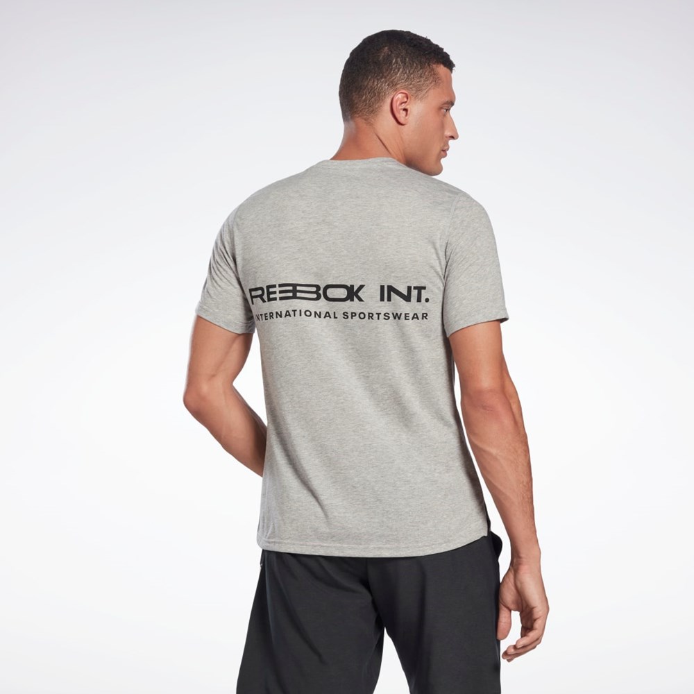 Reebok Estampadas Speedwick Move T-Shirt Gris | 54EMBYIUH