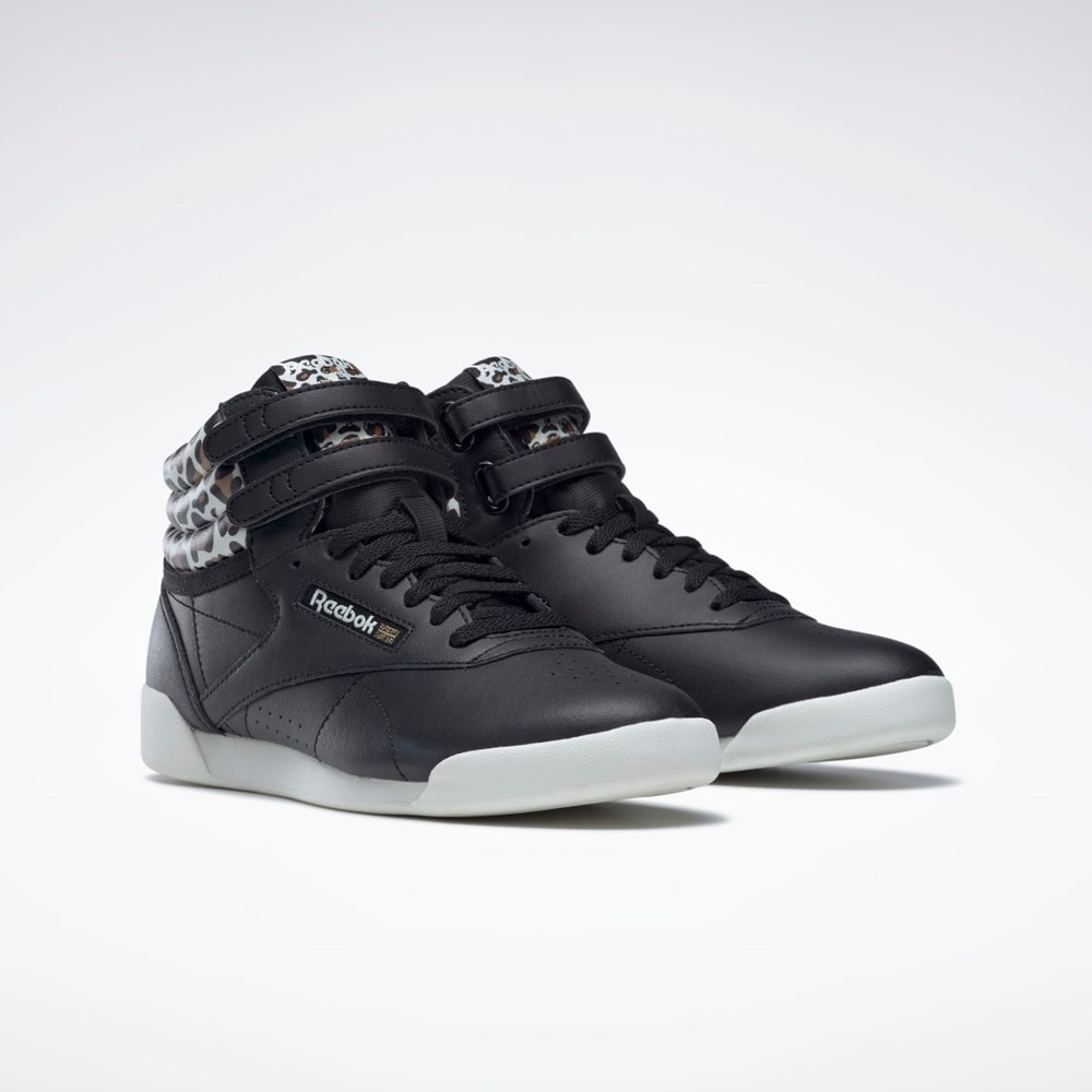 Reebok F/S Hi Shoes - Grade School Negras Doradas | 51SVIFYAN
