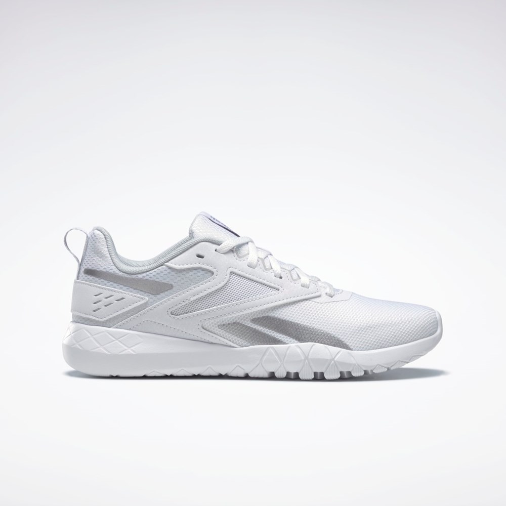 Reebok Flexagon Energy 4 Entrenamiento Shoes Blancas Gris Plateadas | 26BSJPECT