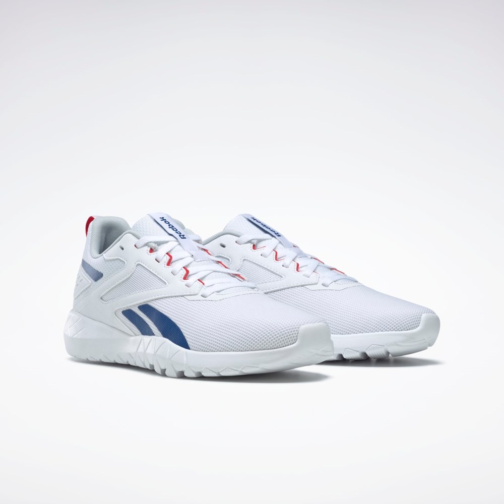 Reebok Flexagon Energy 4 Entrenamiento Shoes Blancas Gris Azules | 61ZMVHCWT