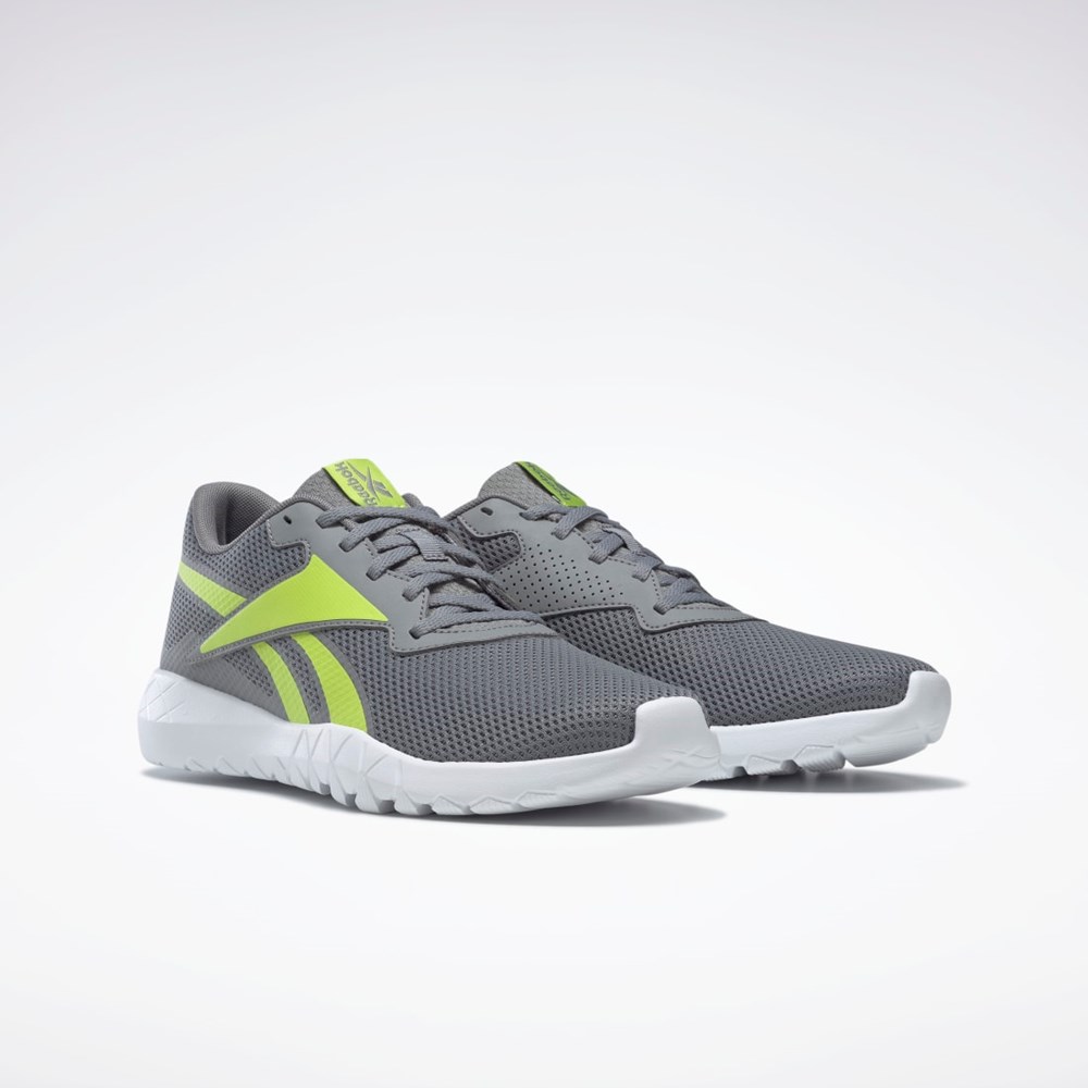 Reebok Flexagon Energy TR 3 Entrenamiento Shoes Gris Amarillo Blancas | 51BZOMVSH