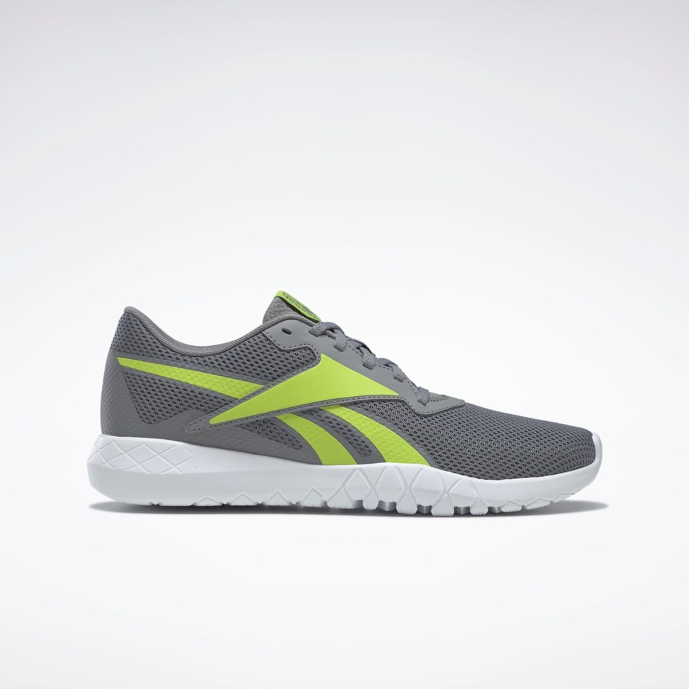 Reebok Flexagon Energy TR 3 Entrenamiento Shoes Gris Amarillo Blancas | 51BZOMVSH