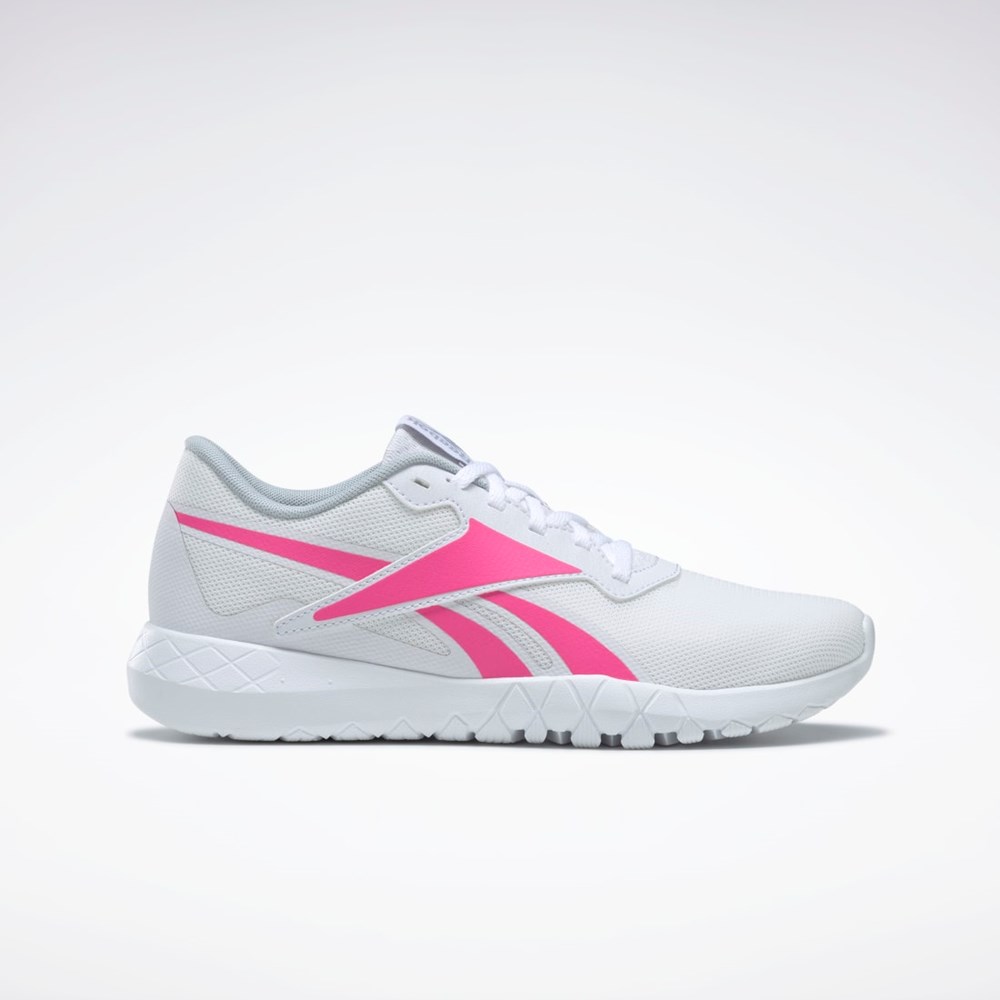 Reebok Flexagon Energy Train 3 Entrenamiento Shoes Blancas Rosas Gris | 52XWSYTVH
