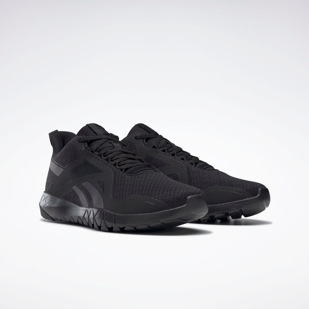 Reebok Flexagon Force 3 Anchos 4E Entrenamiento Shoes Negras Negras Gris | 73LEVDPBS