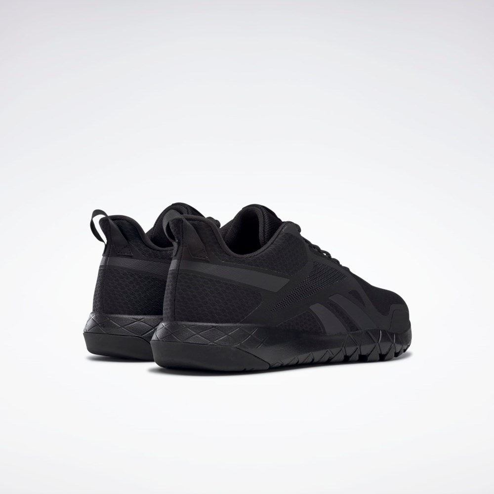Reebok Flexagon Force 3 Anchos 4E Entrenamiento Shoes Negras Negras Gris | 73LEVDPBS