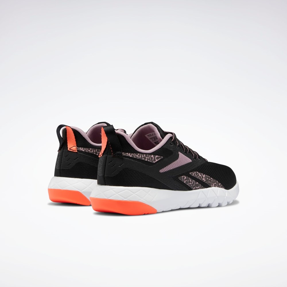 Reebok Flexagon Force 4 Entrenamiento Shoes Negras Naranjas | 03PCAOBHL