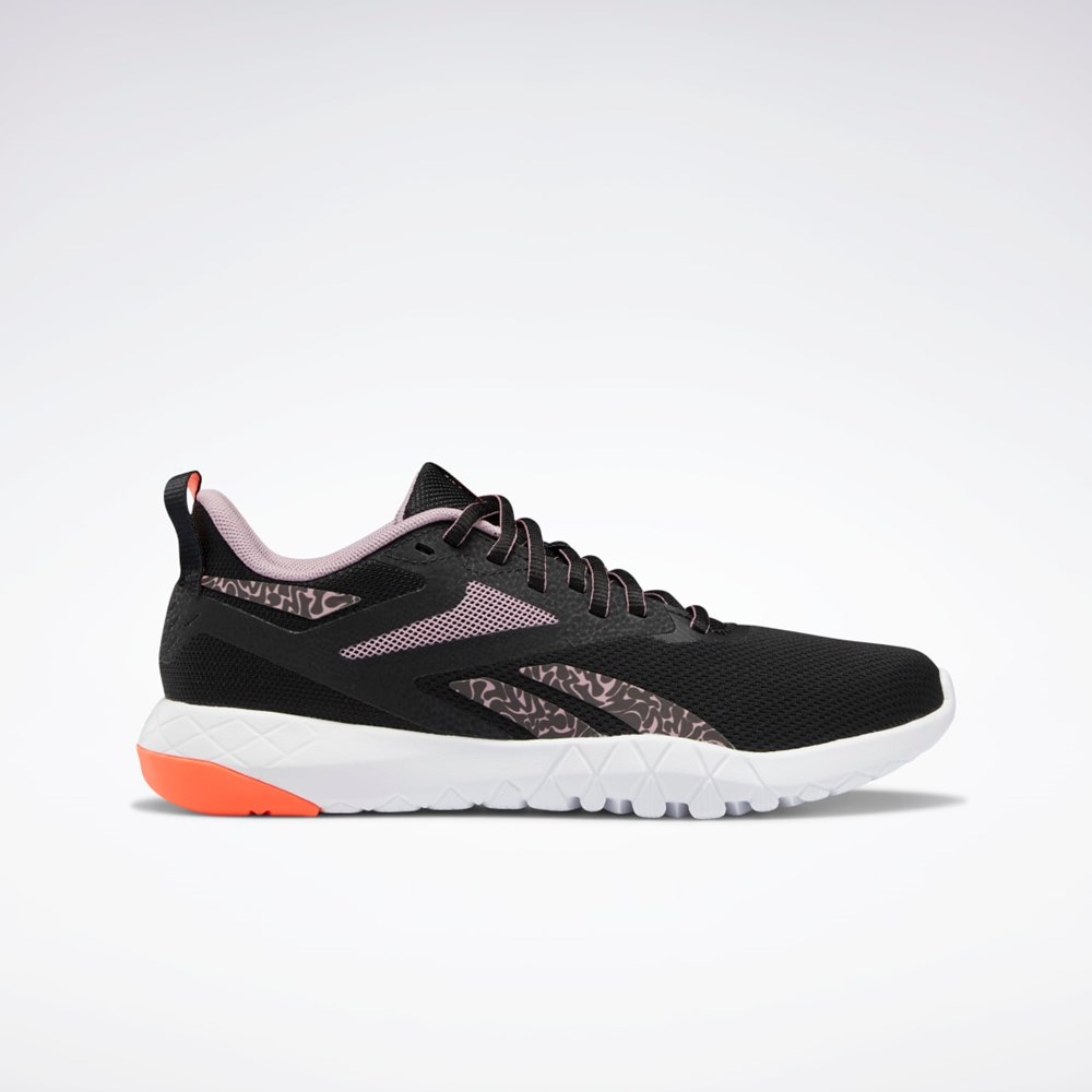 Reebok Flexagon Force 4 Entrenamiento Shoes Negras Naranjas | 03PCAOBHL