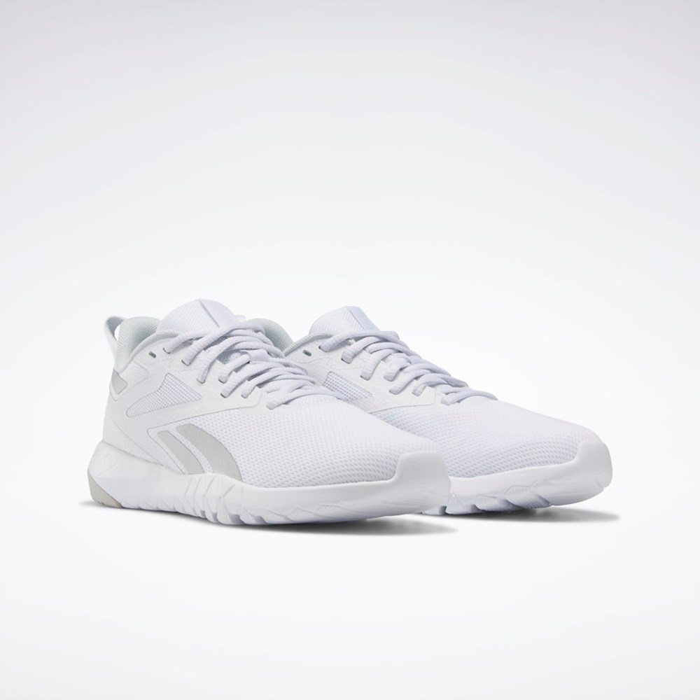 Reebok Flexagon Force 4 Entrenamiento Shoes Blancas Gris Plateadas | 12YGAFTCO