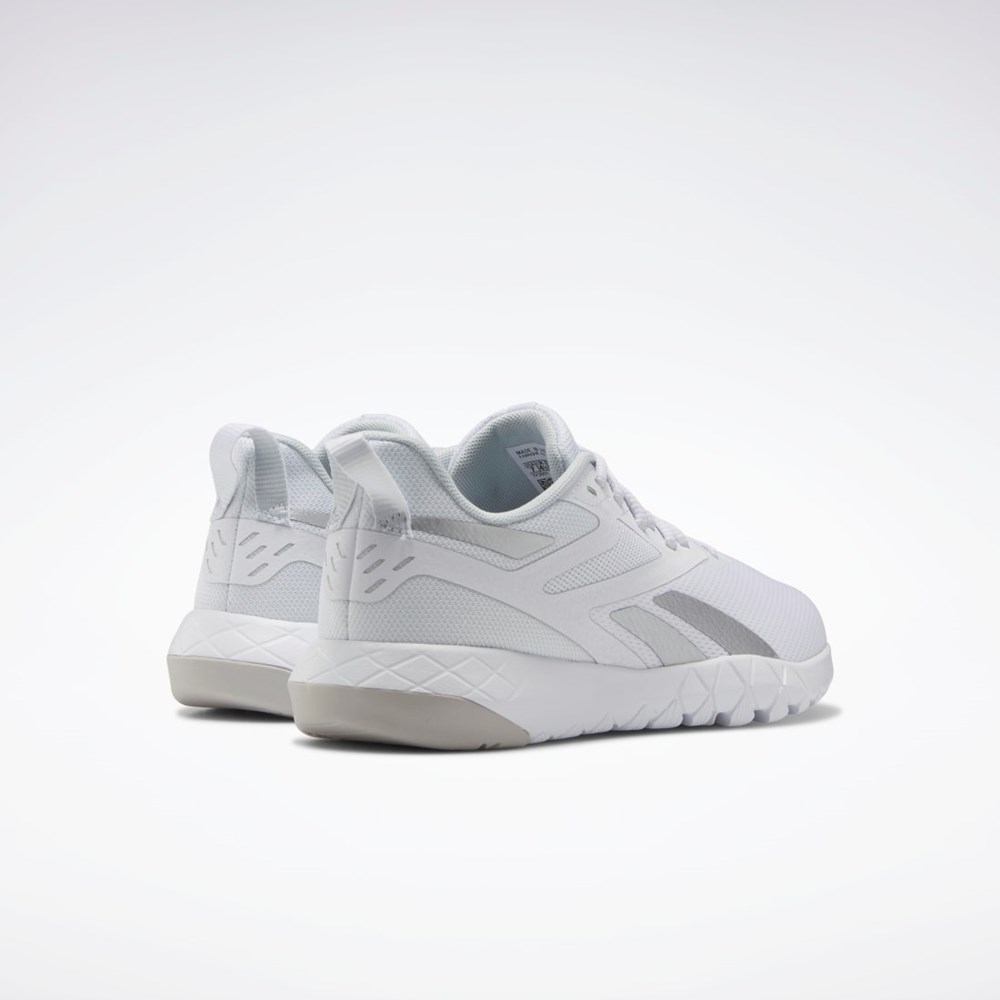 Reebok Flexagon Force 4 Entrenamiento Shoes Blancas Gris Plateadas | 12YGAFTCO