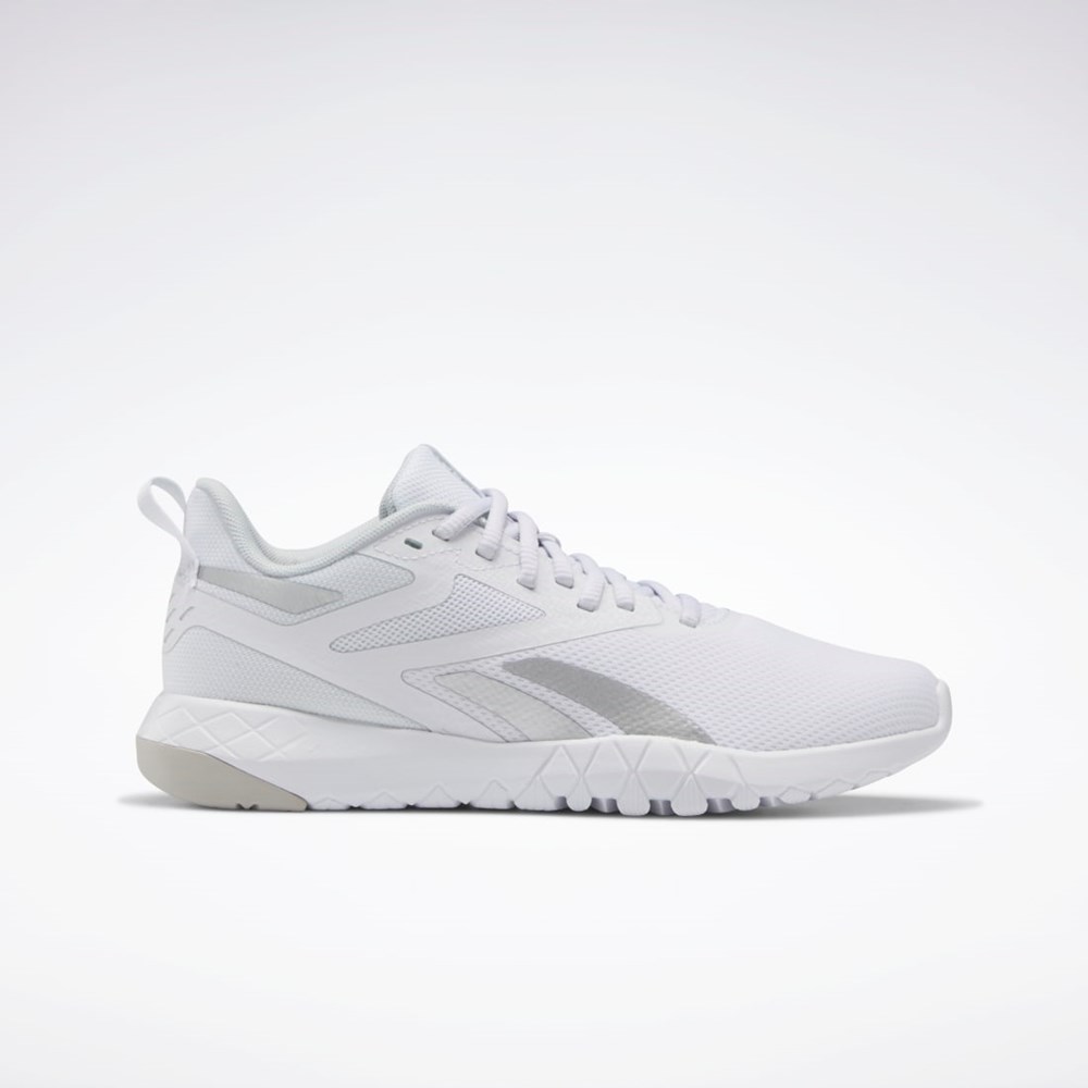 Reebok Flexagon Force 4 Entrenamiento Shoes Blancas Gris Plateadas | 12YGAFTCO