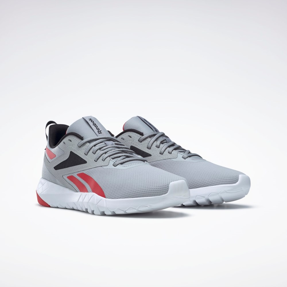 Reebok Flexagon Force 4 Entrenamiento Shoes Gris Negras Rojas | 20EBIMATC
