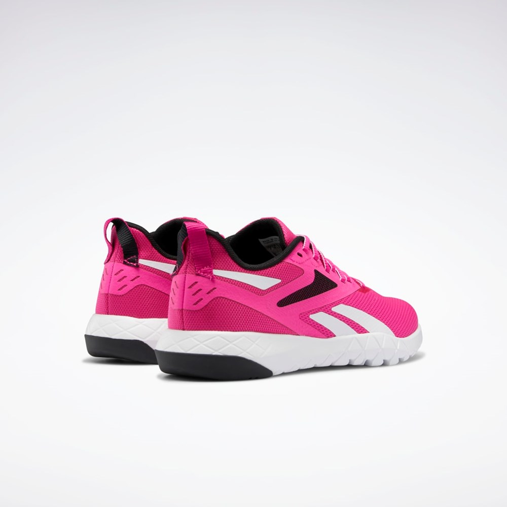 Reebok Flexagon Force 4 Entrenamiento Shoes Rosas Negras Blancas | 73TXRKZYC