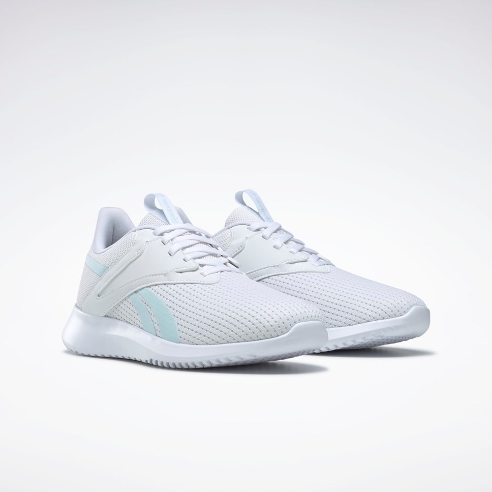 Reebok Fluxlite Entrenamiento Shoes Blancas Azules Blancas | 40BMKCWHI