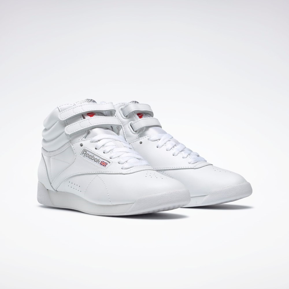 Reebok Freestyle Hi Shoes Blancas | 83BEPYLOF