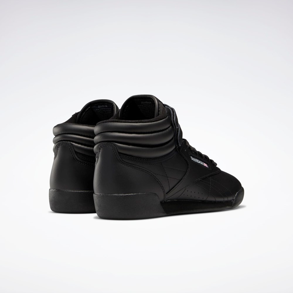 Reebok Freestyle Hi Shoes - Grade School Negras Gris | 09DGBZNWO