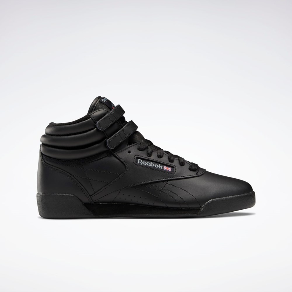 Reebok Freestyle Hi Shoes - Grade School Negras Gris | 09DGBZNWO