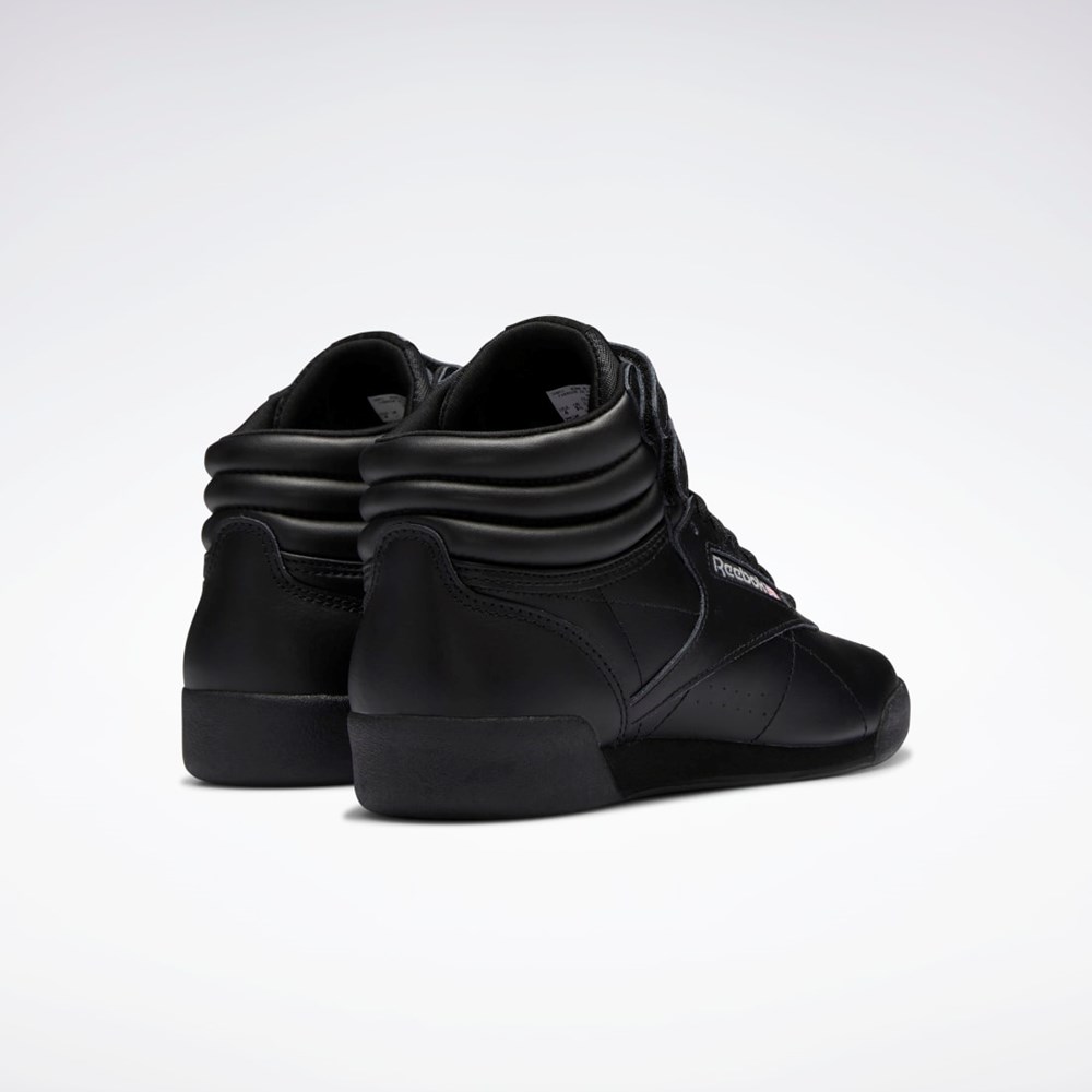 Reebok Freestyle Hi Shoes - Grade School Negras Negras Gris | 36KNFBMHQ