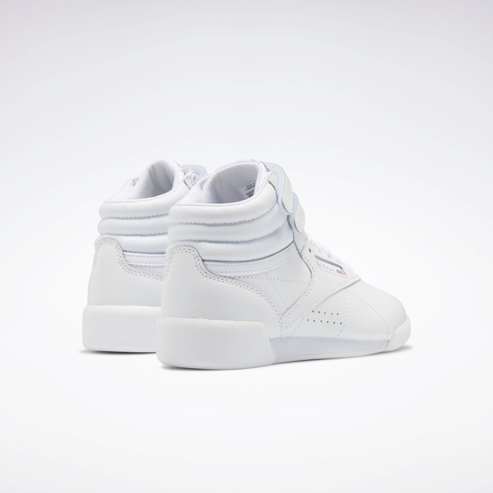Reebok Freestyle Hi Shoes - Preschool Blancas Blancas Blancas | 93UYMEBOK