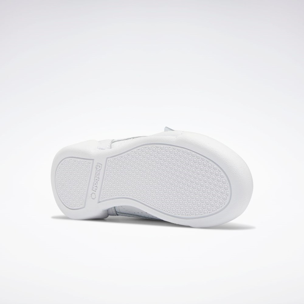 Reebok Freestyle Hi Shoes - Preschool Blancas Blancas Blancas | 93UYMEBOK