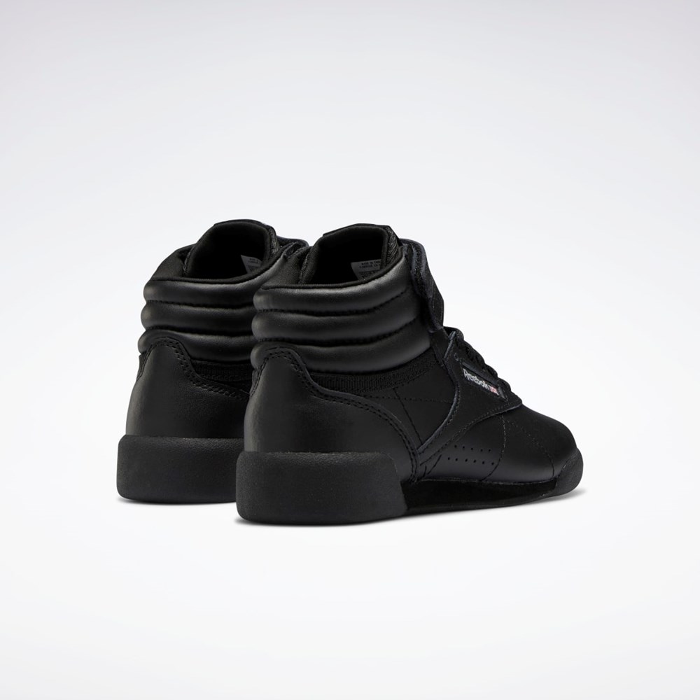 Reebok Freestyle Hi Shoes - Preschool Negras Negras Gris | 43IBUCWTD