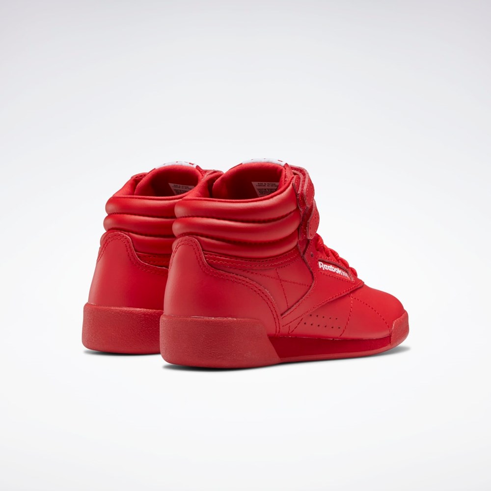 Reebok Freestyle Hi Shoes - Preschool Rojas Rojas Blancas | 38CPOXMSV